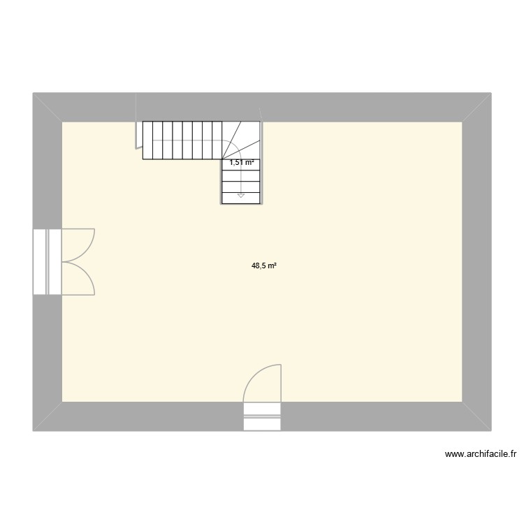 RDC Petite Grange. Plan de 0 pièce et 0 m2