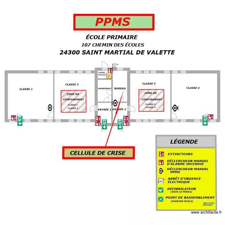 SMV ECOLE  PPMS. Plan de 