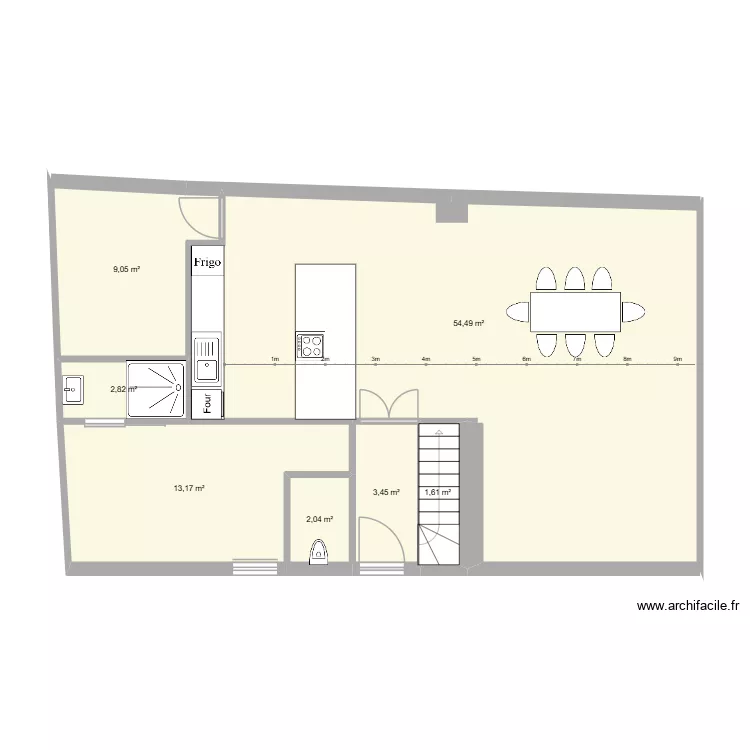 mancy 1. Plan de 7  et 87 m²