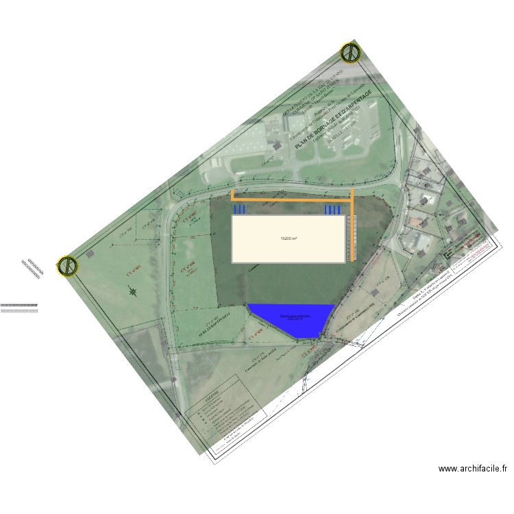 240425 - TAPIERO Terrain ST Junien Parcelle CY 448. Plan de 1 pièce et -1980 m2