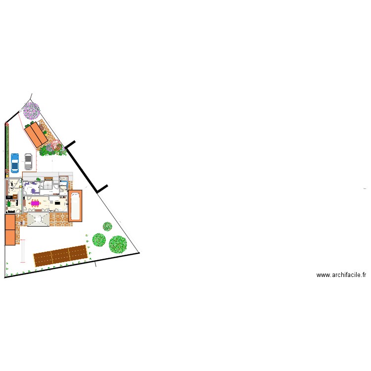 Houppeville plan oct2025. Plan de 20 pièces et 145 m2