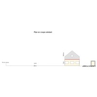 Plan en coupe implantation existant V1 2026