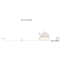 Plan en coupe implantation existant V1 2026