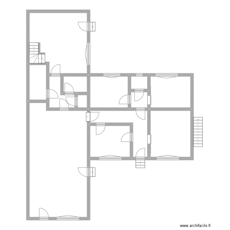 EP Loire_POLLET. Plan de 13 pièces et 144 m2
