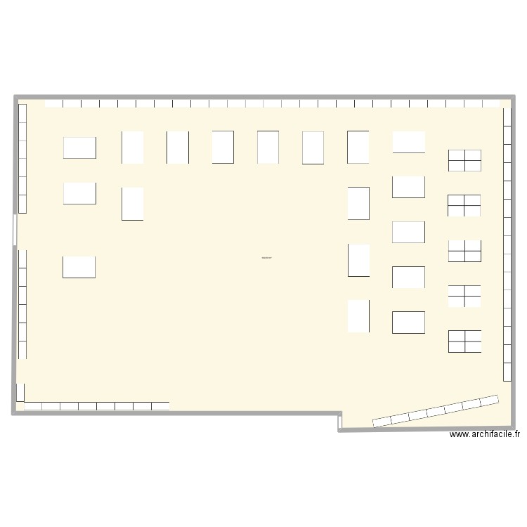 CALAIS. Plan de 1 pièce et 840 m2