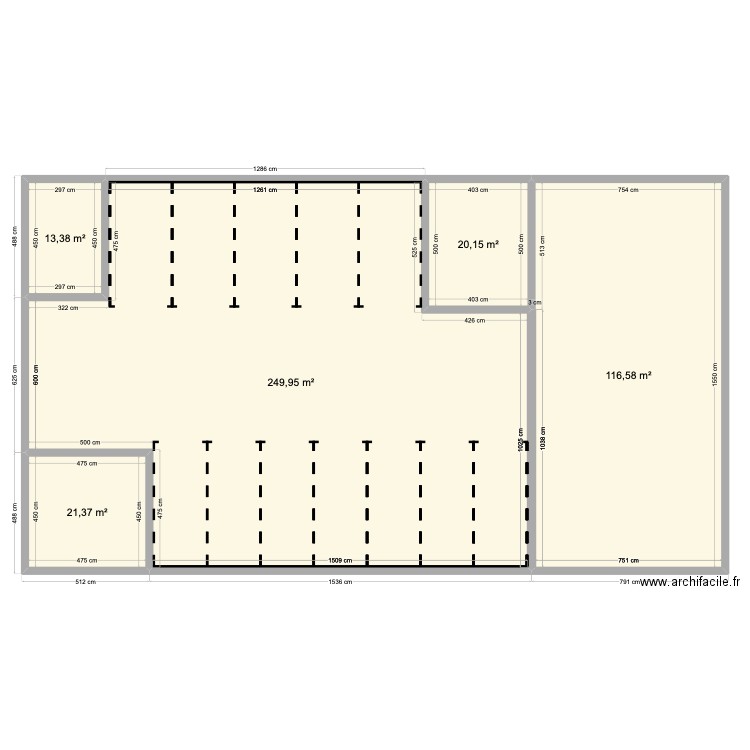 RDC Seclin. Plan de 5 pièces et 421 m2