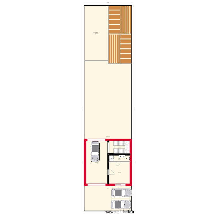 SANSONE PLAN MASSE    222. Plan de 7 pièces et 447 m2