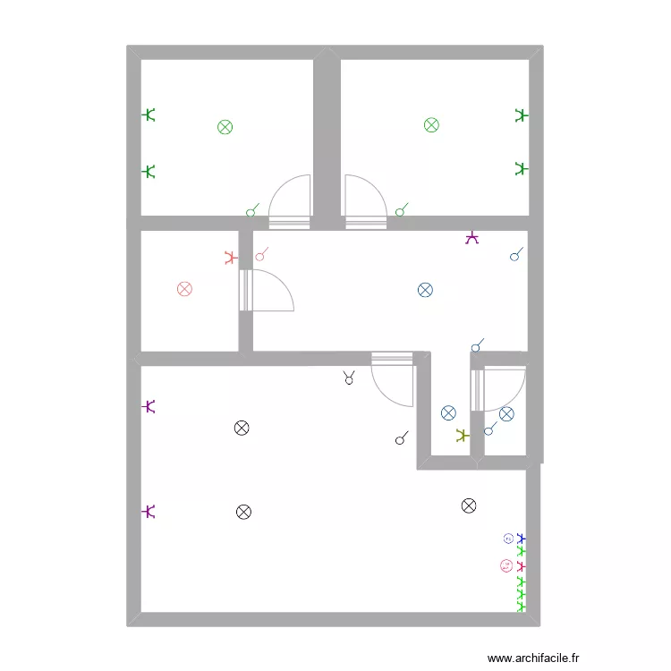 Appartement clément. Plan de Appartement clément. Plan de