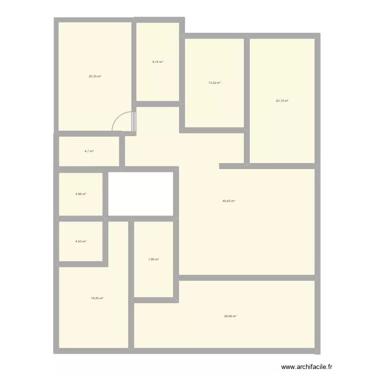 1sah. Plan de 11 et 181 m² 1sah. Plan de 11 et 181 m²