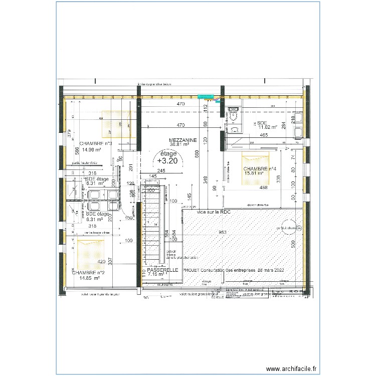 GFI CHAUFFAGE ETAGE. Plan de 0 pièce et 0 m2