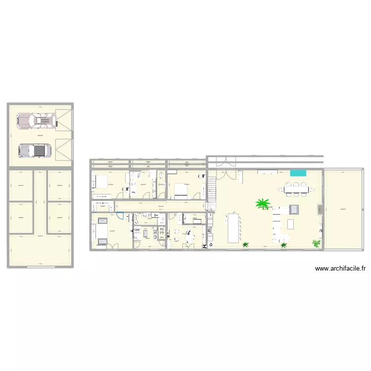 Villa Tarzan 23. Plan de 