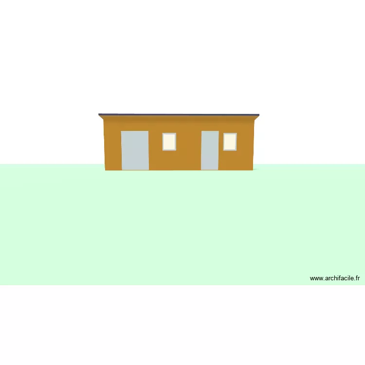 appenti. Plan de 2  et 16 m²