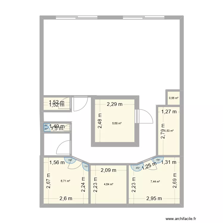 TOULON. Plan de 8  et 30 m²