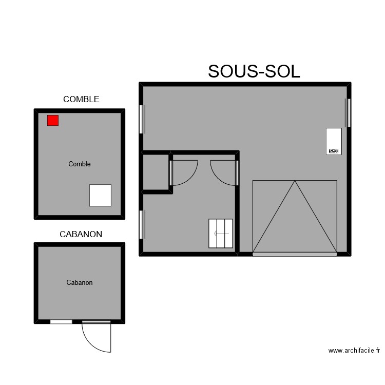 LE MASSON AMI 3. Plan de 5 pièces et 37 m2