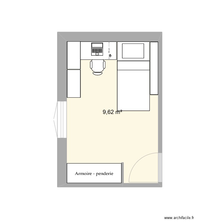 chambre mélyna. Plan de 0 pièce et 0 m2