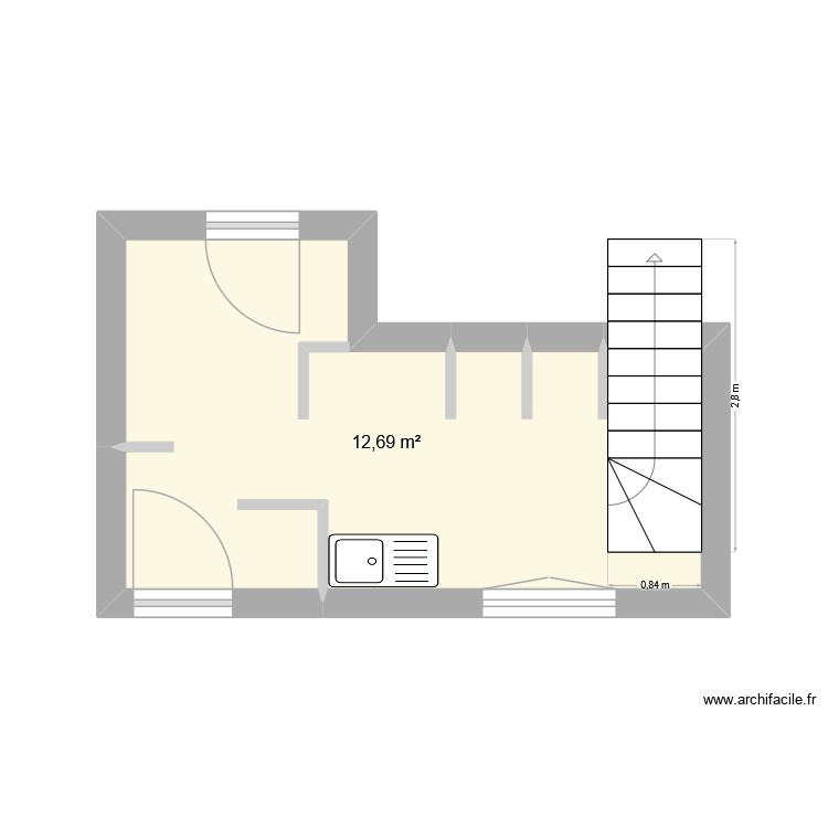 Sous-sol. Plan de 0 pièce et 0 m2