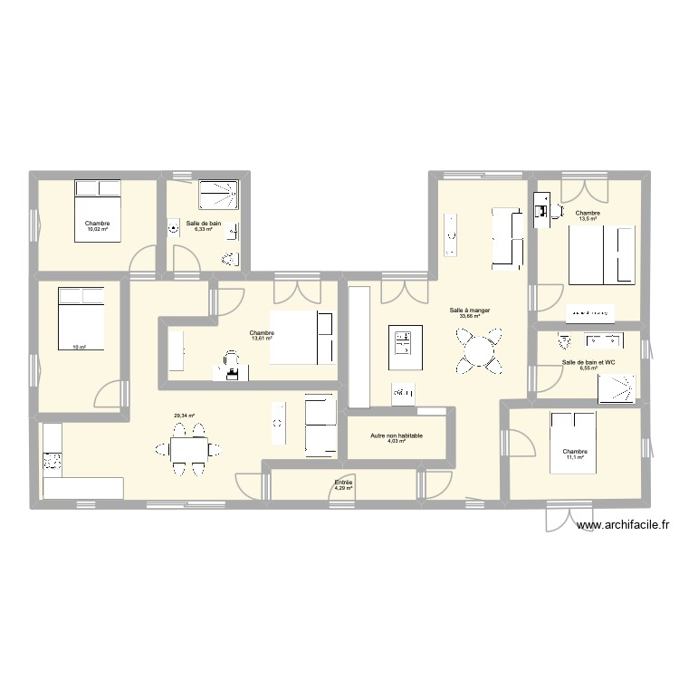 MAISON 2. Plan de 0 pièce et 0 m2