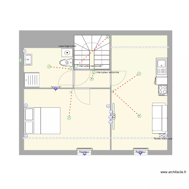 CHEREL BLOIS AMENAGEMENT COMBLE. Plan de 