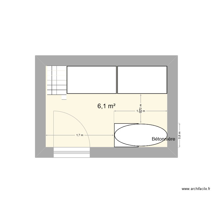 Abri de jardin. Plan de 0 pièce et 0 m2