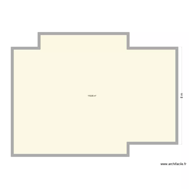 BELIN sous sol. Plan de 