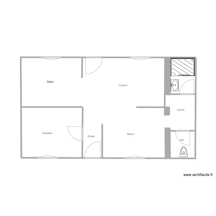 ROGER Raymond. Plan de 