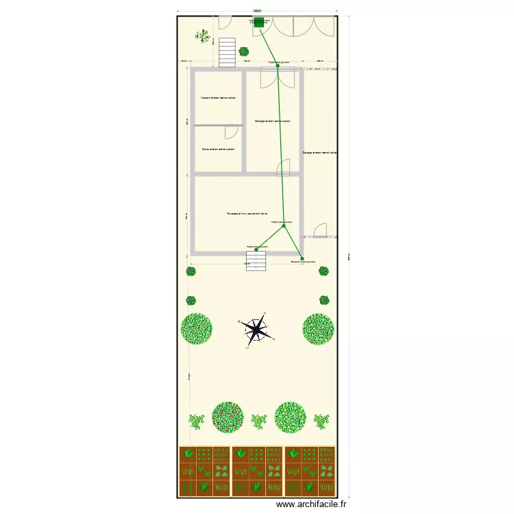 Plan de Masse avant travaux 2024/03. Plan de 
