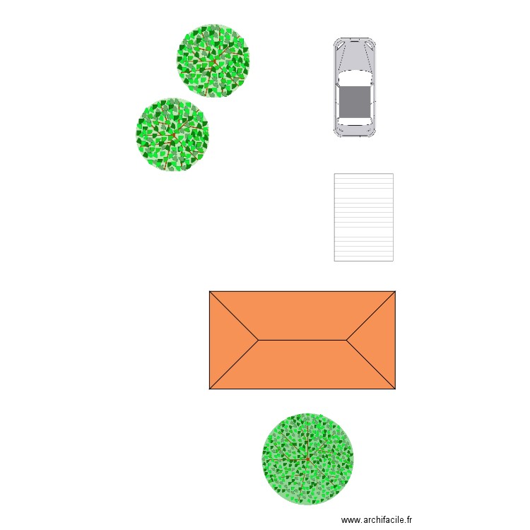 Vue aerienne. Plan de 0 pièce et 0 m2