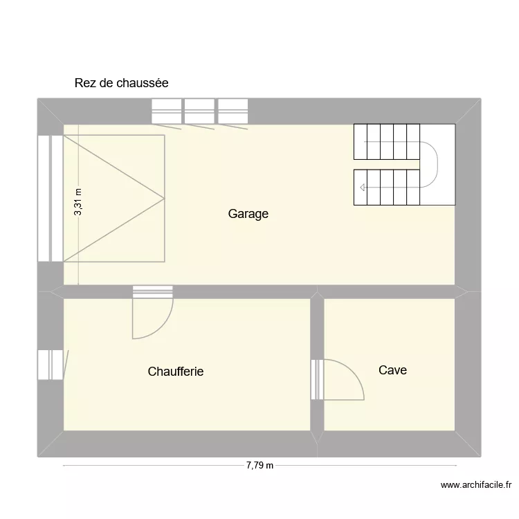 Maison Johnny et Mathilde. Plan de 17  et 221 m²
