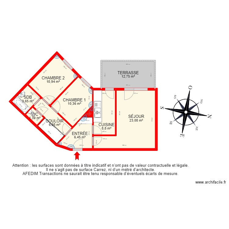 BI17006 - 1. Plan de 11 pièces et 100 m2