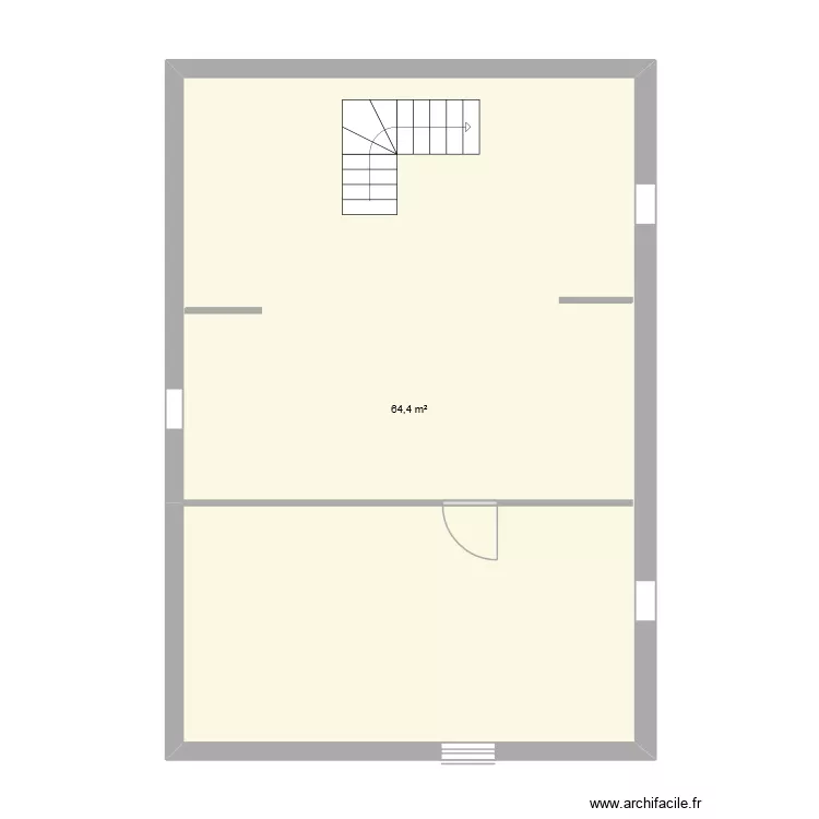 Paolo. Plan de 1 Pièce et 64 m² Paolo. Plan de 1 Pièce et 64 m²