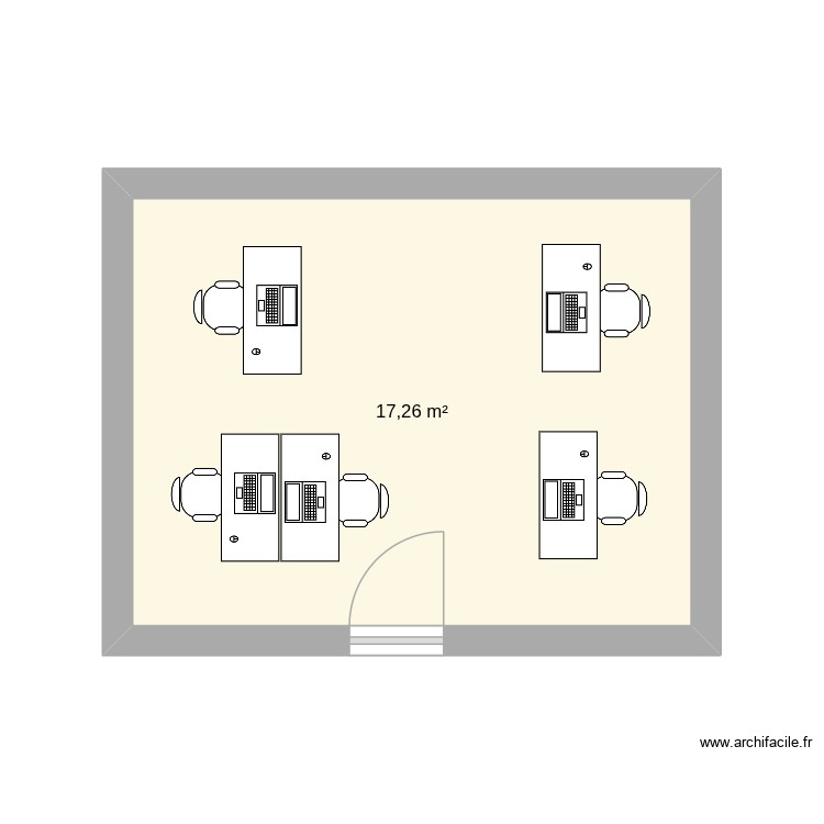 Plan bureau 530. Plan de 0 pièce et 0 m2