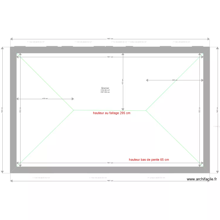 BRUN / BESSE. Plan de 