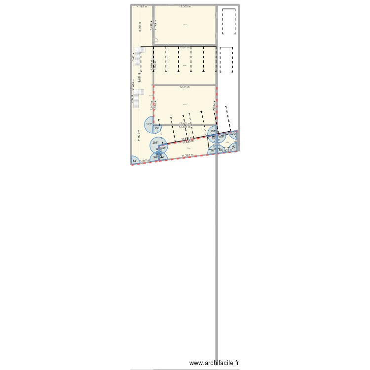 projet 1. Plan de 6 pièces et 516 m2