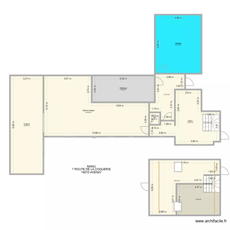 MANU PAYSAGE. Plan de 9  et 201 m²