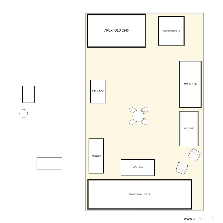 SIT 2025. Plan de 1 pièce et 139 m2