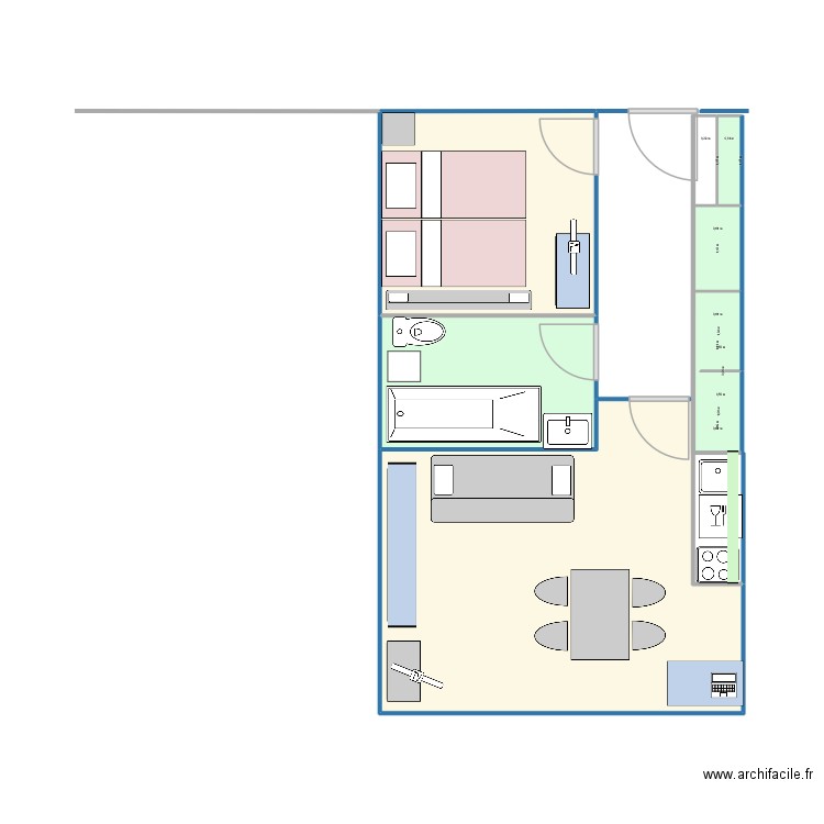treboul mofifs M. Plan de 7 pièces et 31 m2