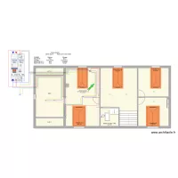 Eclairage: Circuit n°12 (Dressing/Coiffeuse (SA) & CH4 (TLV)) [1,5mm²] - Via TLV CH4