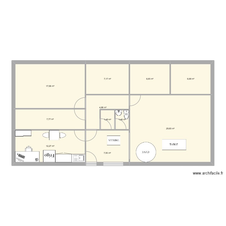 PLAN DERNIERE?VERSION. Plan de 11 pièces et 103 m2