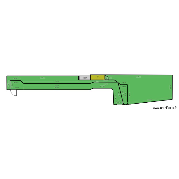 54 FG MTRE 2. Plan de 3 pièces et 68 m2
