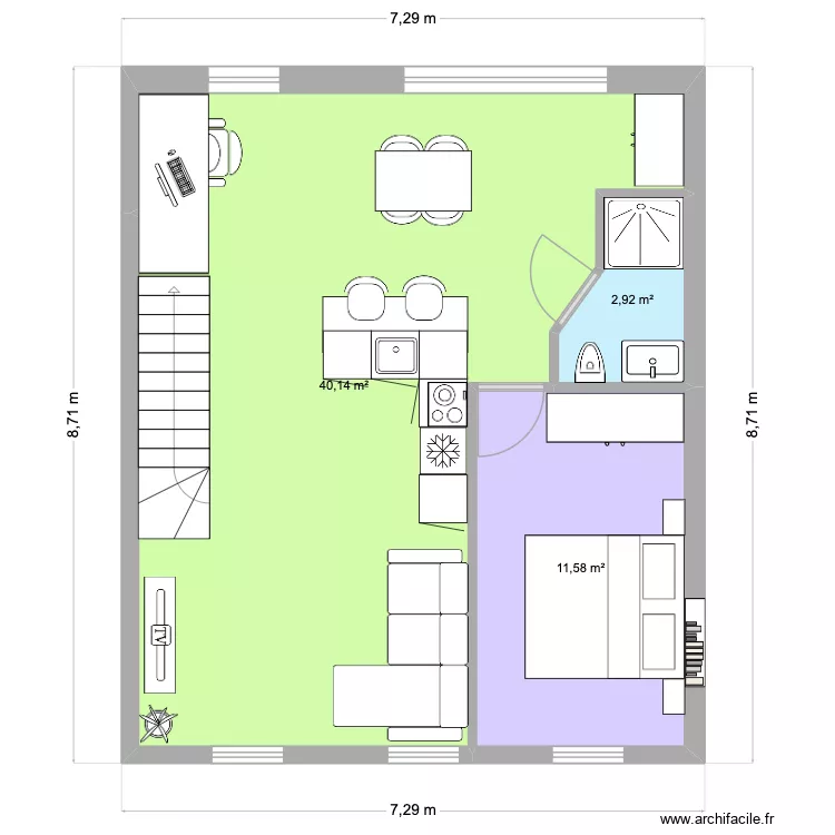 VF Penthouse vloerverwarming. Plan de 3 et 55 m² VF Penthouse vloerverwarming. Plan de 3 et 55 m²