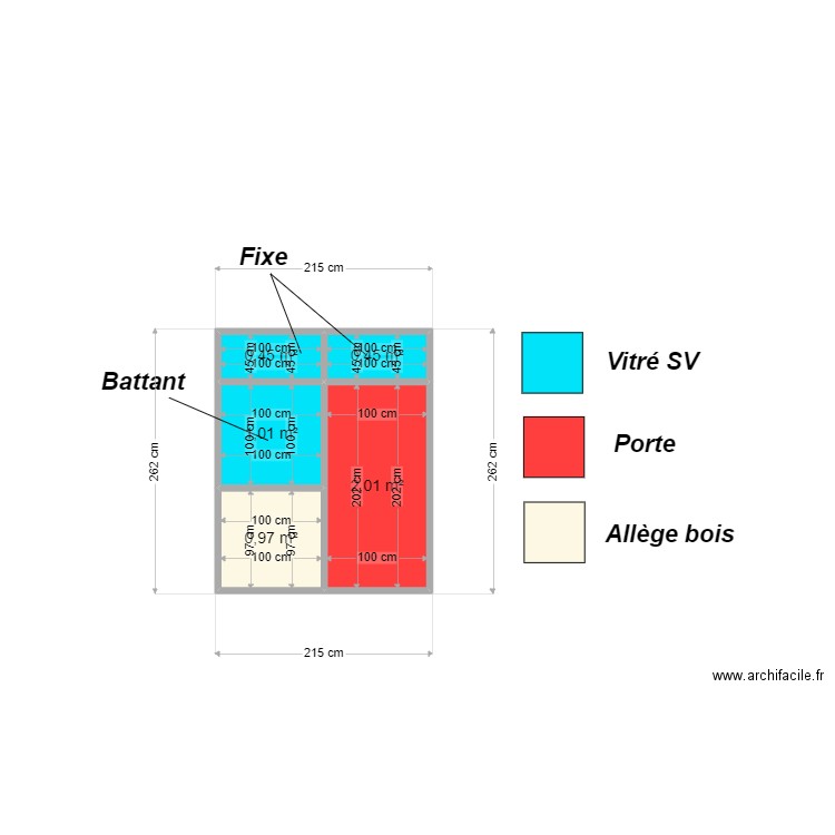 ML24000946 . Plan de 5 pièces et 5 m2