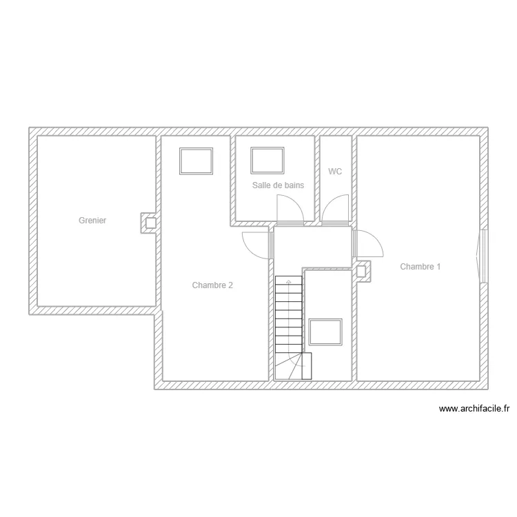 Harchy étage. Plan de Harchy étage. Plan de
