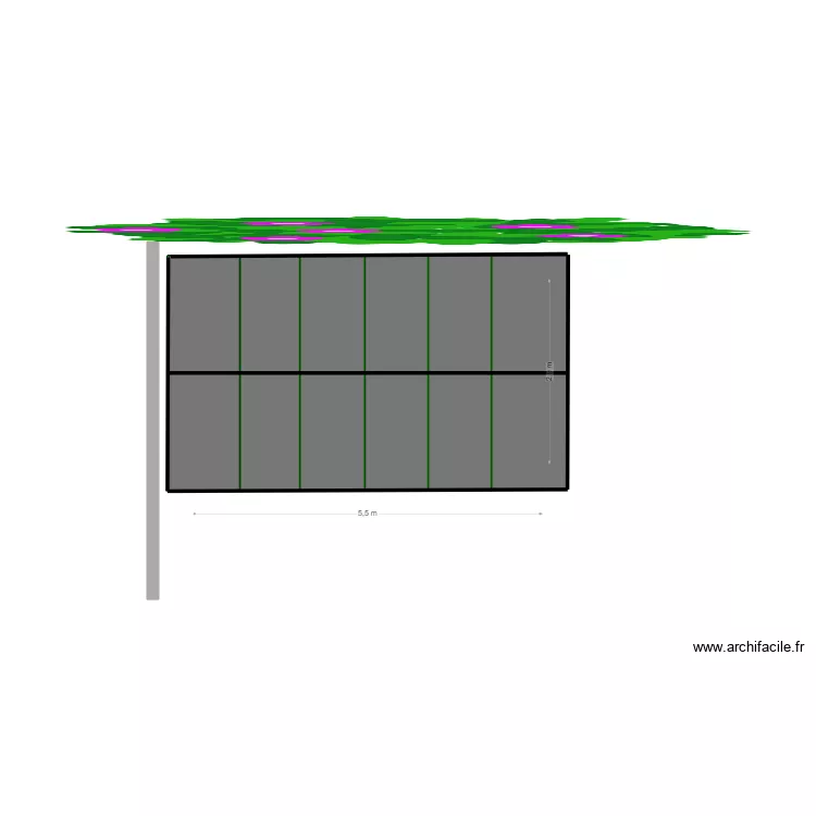 CARPORT. Plan de 