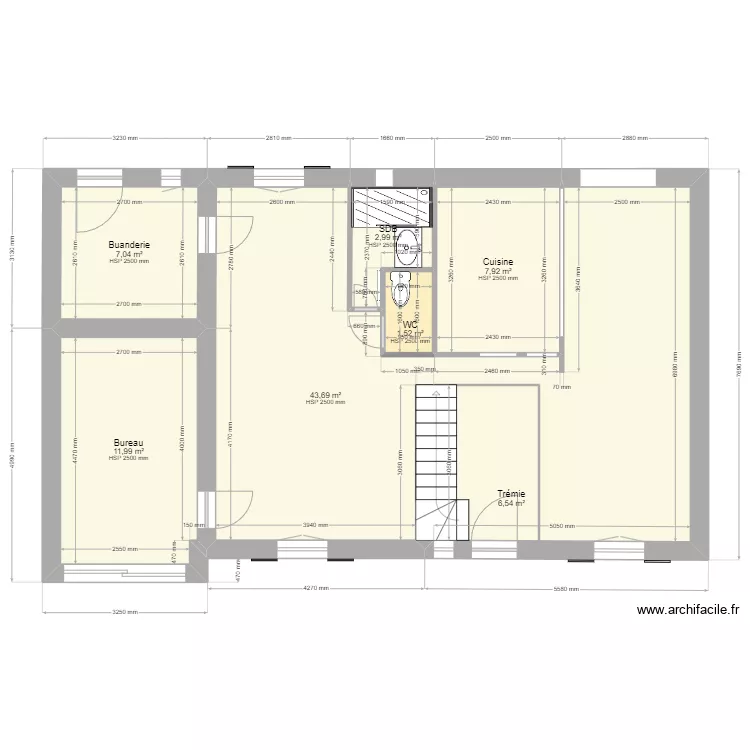 SDB RdC SAM. Plan de 