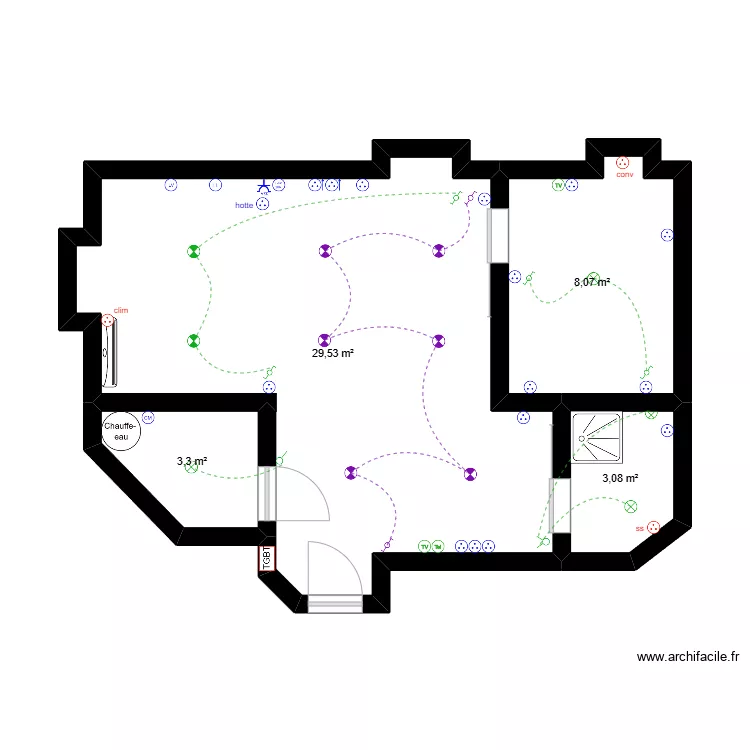 sci move t2 1er etage la valette. Plan de sci move t2 1er etage la valette. Plan de