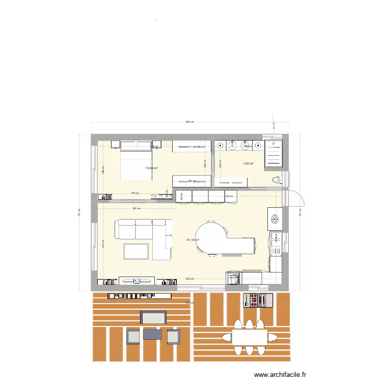 la maison du Bonheur petite version 2. Plan de la maison du Bonheur petite version 2. Plan de