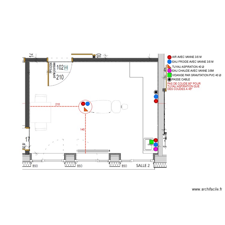 JUSSEY PLOMBERIE SALLE 2. Plan de 0 pièce et 0 m2