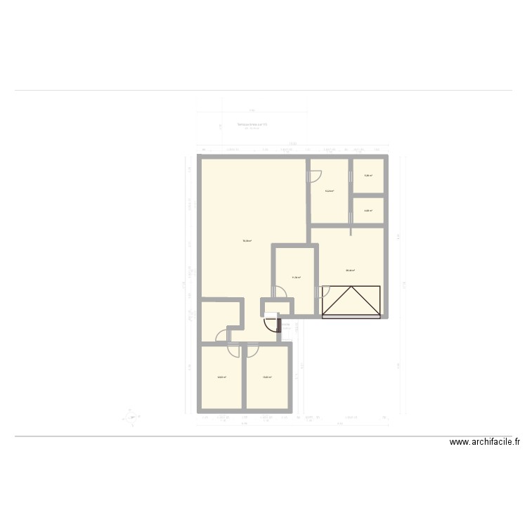 thil. Plan de 8 pièces et 164 m2