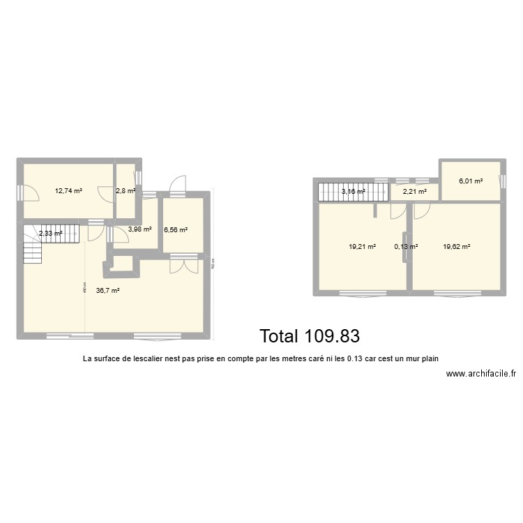 maison savel. Plan de 12 pièces et 115 m2