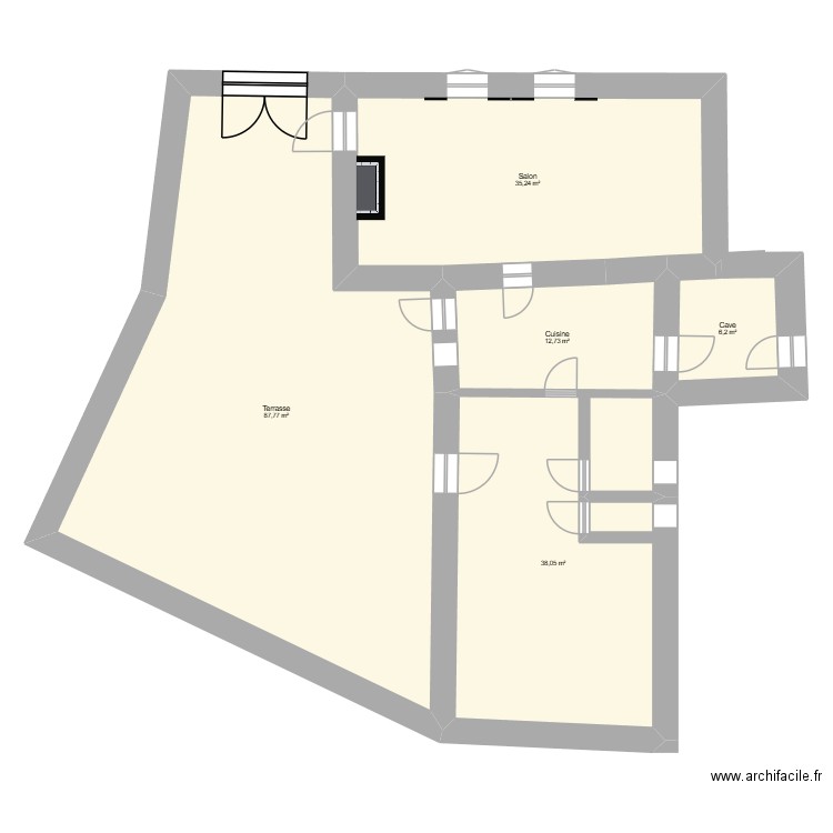 Boyals V3. Plan de 12 pièces et 352 m2